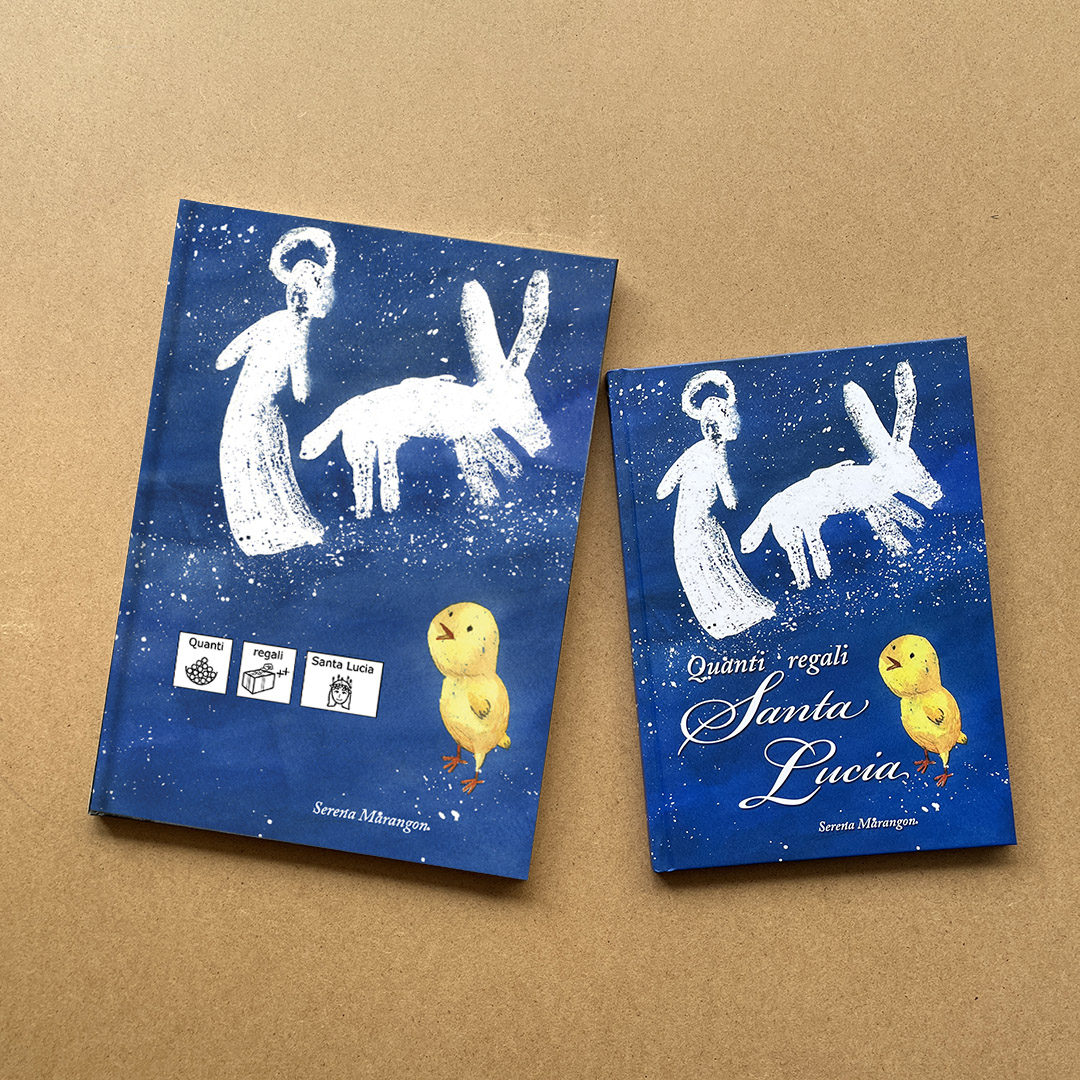 Lo SHOP di Quanti regali Santa Lucia per comprare il libro illustrato, il libro con simboli Inbook e le stampe Giclée delle illustrazioni.